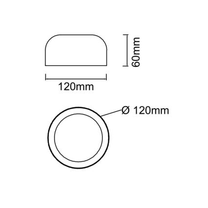 Open Design OR85907 - LED Stropní svítidlo CEDRONE LED/8W/230V 3000/4500/6500K pr. 12 cm béžová
