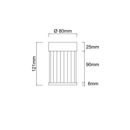 Open Design OR86089 - Bodové svítidlo FIATTO 1xG9/8W/230V rose gold