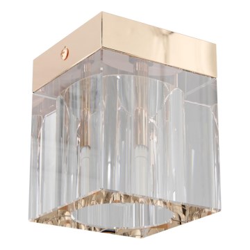 Open Design OR86188 - Bodové svítidlo CUBO 1xG9/8W/230V čirá/rose gold