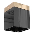 Open Design OR86300 - Bodové svítidlo CUBO 1xG9/8W/230V černá/rose gold