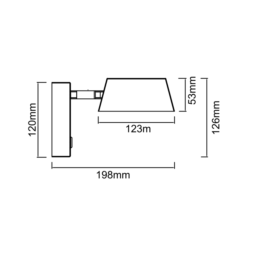 Open Design OR86546 - LED Nástěnná lampa TIMO LED/6W/230V 3000/4500/6500K béžová