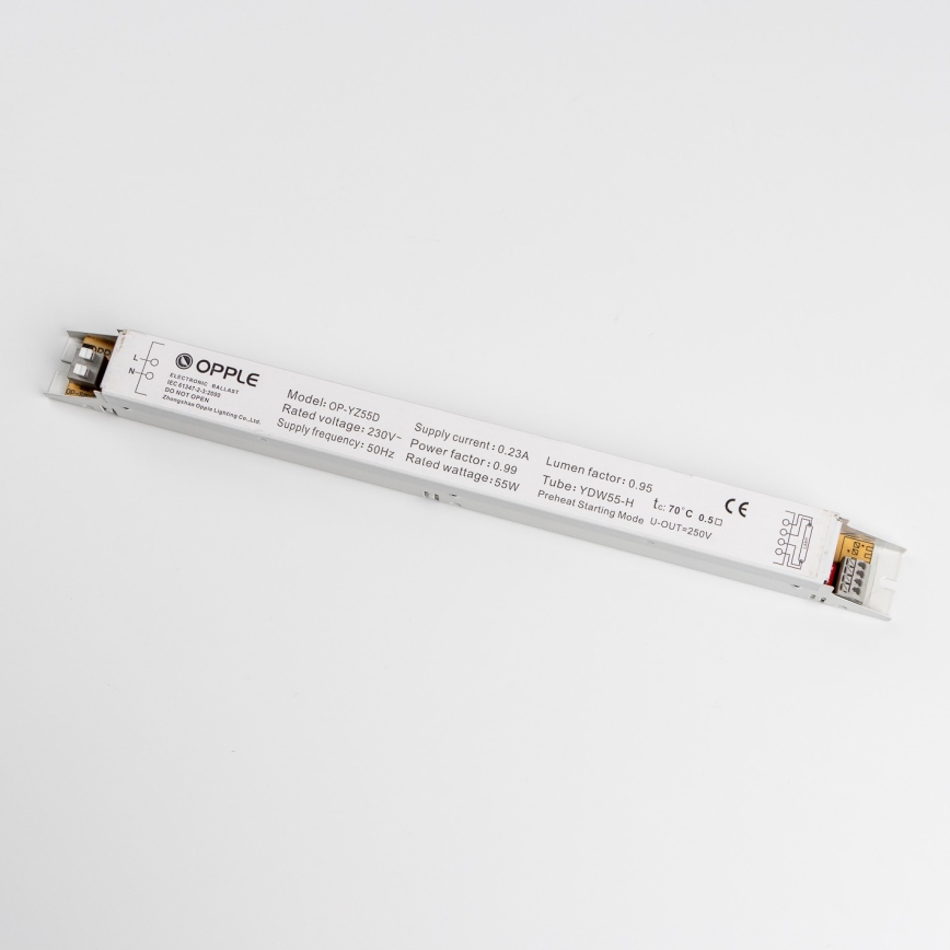 OPPLE 03309 - Elektrický předřadník pro zářivku PLH V2.0 55W YZ 55D