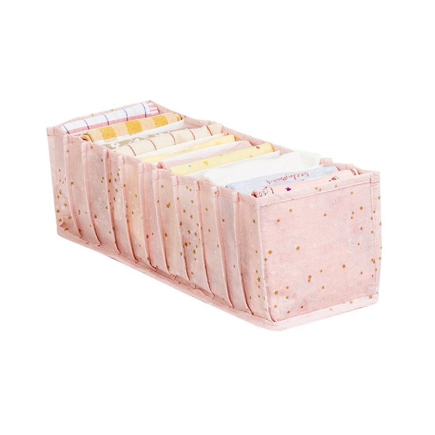 Organizér do skříně 42x16x13 cm růžová