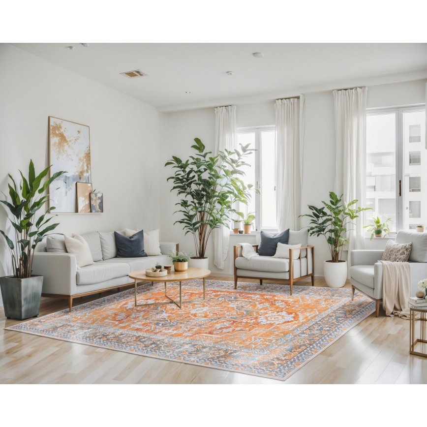 Orientální koberec DOVE-VINTAGE 120x170 cm 2600 g/m2 oranžová