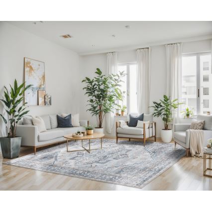 Orientální koberec DOVE-VINTAGE 160x220 cm 2600 g/m2 šedá