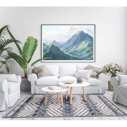 Orientální koberec NEPAL 200x280 cm modrá/šedá