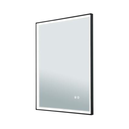 LED Koupelnové vyhřívané nástěnné zrcadlo s podsvícením FRAME LED/48W/230V 3000/4000/6000K 60x45 cm IP44