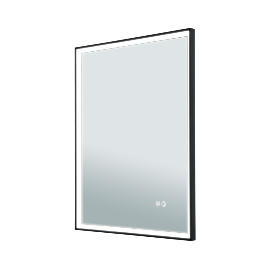 LED Koupelnové vyhřívané nástěnné zrcadlo s podsvícením FRAME LED/48W/230V 3000/4000/6000K 60x45 cm IP44