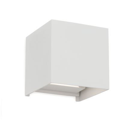 LED Venkovní nástěnné svítidlo CUBE 2xLED/3W/230V IP54 bílá