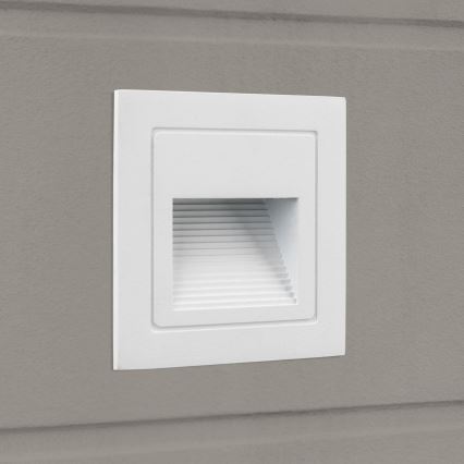 LED Vestavné svítidlo LORO LED/2W/230V IP65 bílá