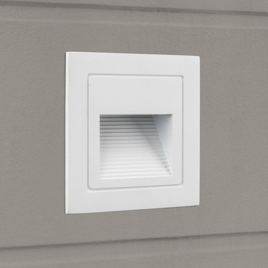 LED Vestavné svítidlo LORO LED/2W/230V IP65 bílá
