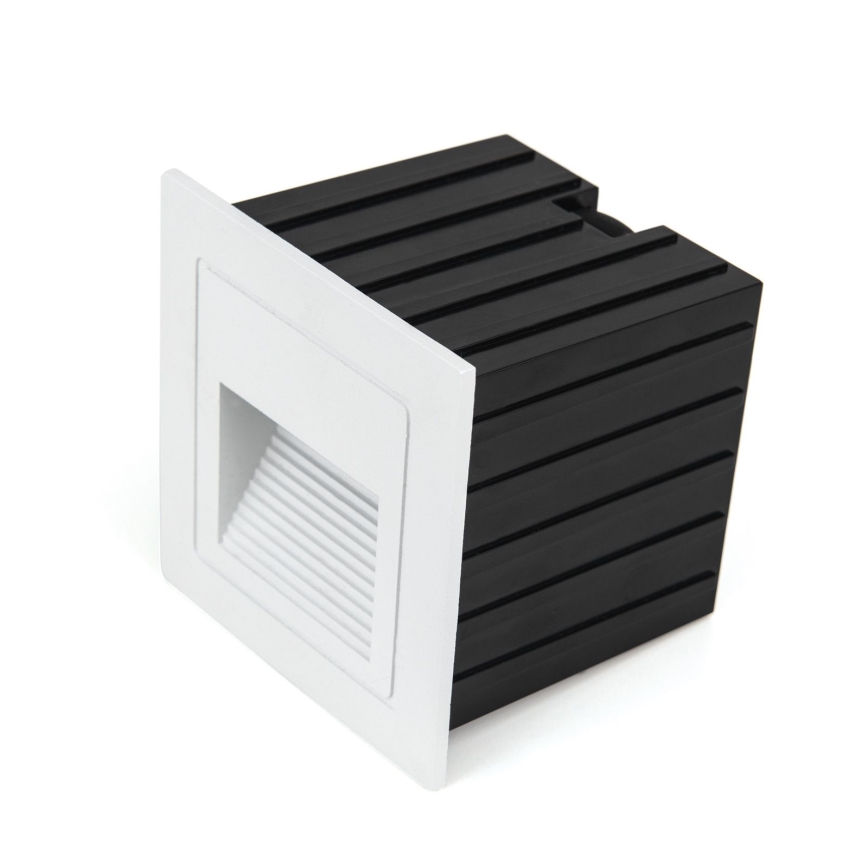 LED Vestavné svítidlo LORO LED/2W/230V IP65 bílá