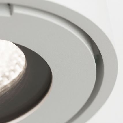 LED Stmívatelné koupelnové bodové svítidlo HARVEY LED/15W/230V IP65 bílá