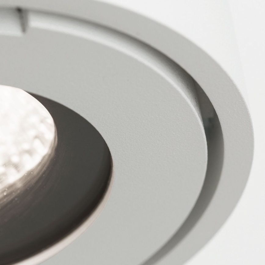 LED Stmívatelné koupelnové bodové svítidlo HARVEY LED/15W/230V IP65 bílá