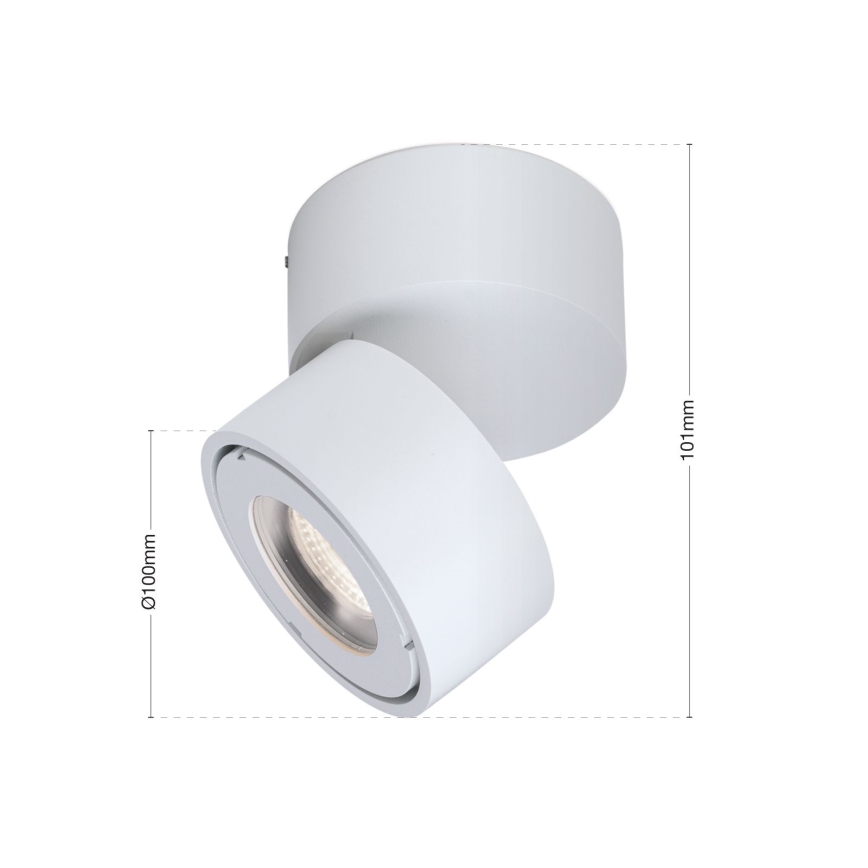 LED Stmívatelné koupelnové bodové svítidlo HARVEY LED/15W/230V IP65 bílá