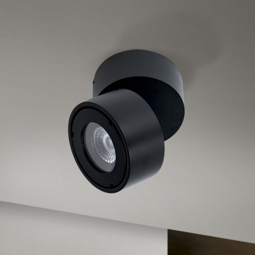 LED Stmívatelné koupelnové bodové svítidlo HARVEY LED/15W/230V IP65 černá