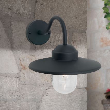 Venkovní nástěnná lampa EDWARD 1xE27/60W/230V IP44 černá