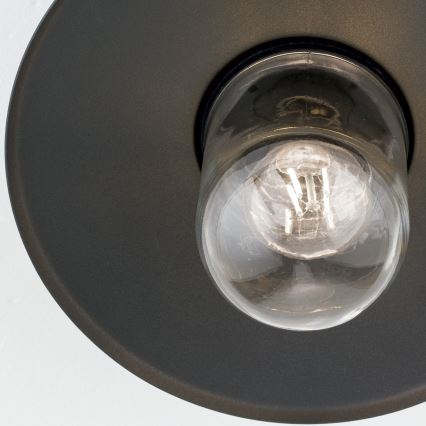 Venkovní přisazený lustr EDWARD 1xE27/60W/230V IP44 černá