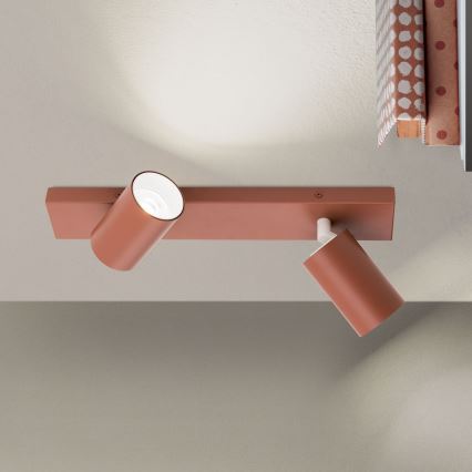 Bodové svítidlo PENN 2xGU10/13W/230V cihlová