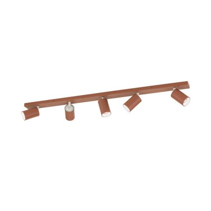 Bodové svítidlo PENN 5xGU10/13W/230V cihlová