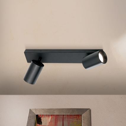 Bodové svítidlo SEAN 2xGU10/13W/230V černá