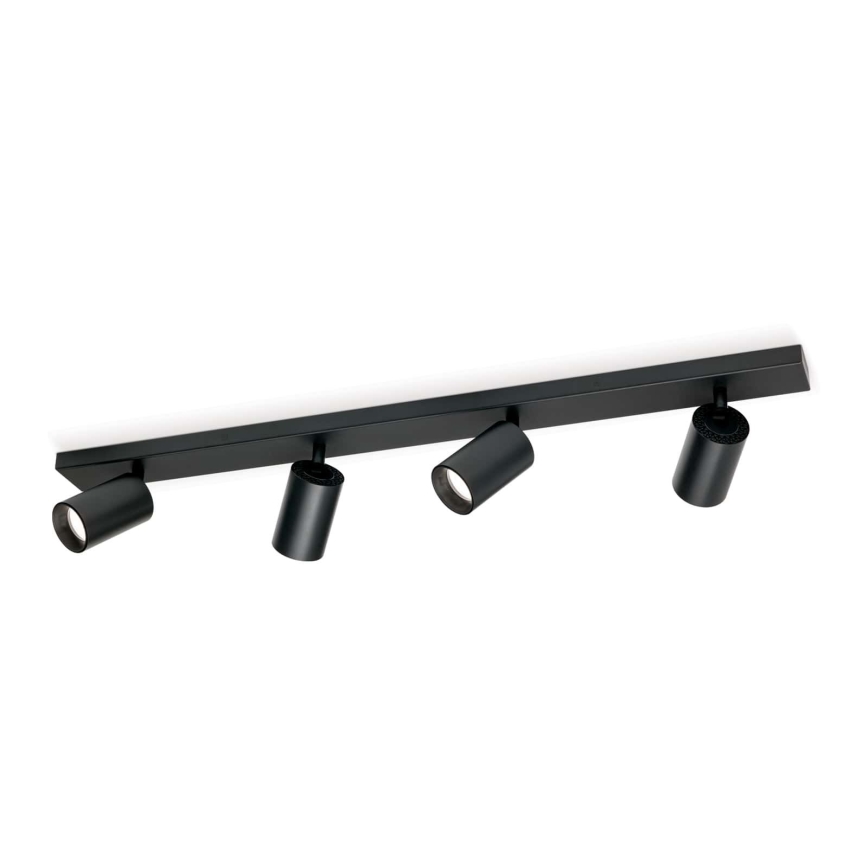 Bodové svítidlo SEAN 4xGU10/13W/230V černá