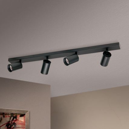 Bodové svítidlo SEAN 4xGU10/13W/230V černá