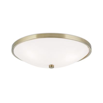 Stropní svítidlo AIDA 3xE27/60W/230V pr. 40 cm mosaz