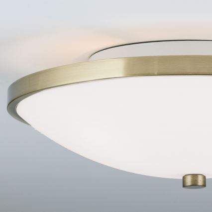 Stropní svítidlo AIDA 3xE27/60W/230V pr. 40 cm mosaz