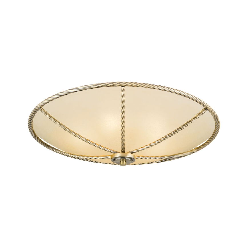Stropní svítidlo MAURO 5xE27/60W/230V pr. 56 cm bronz