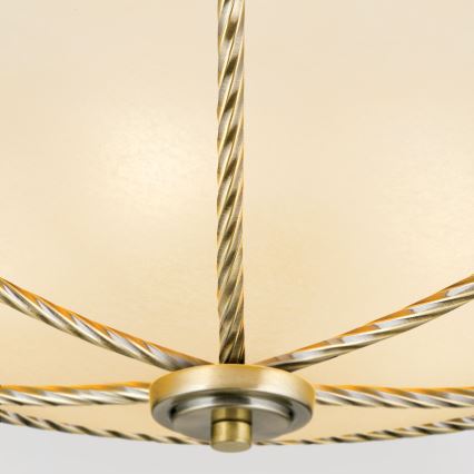 Stropní svítidlo MAURO 5xE27/60W/230V pr. 56 cm bronz