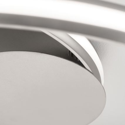 LED Stmívatelné stropní svítidlo CIRCUS LED/30W/230V stříbrná