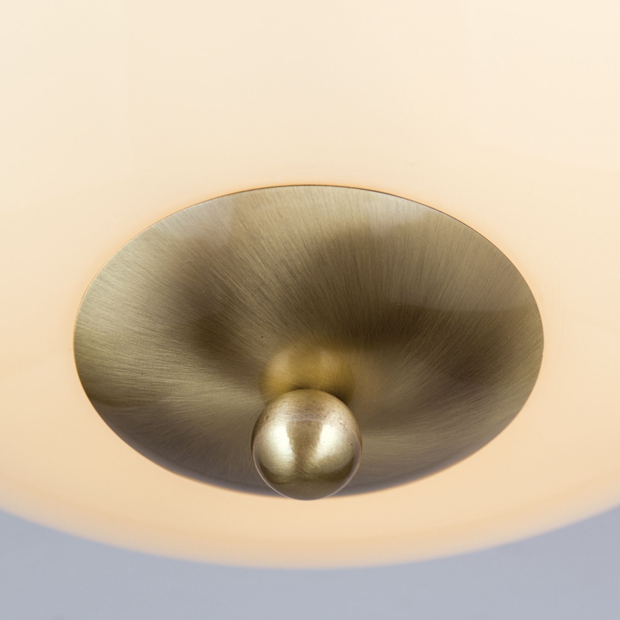 Stropní svítidlo AUSTRIAN OLD LAMP 3xE27/60W/230V pr. 50 cm bronz/béžová