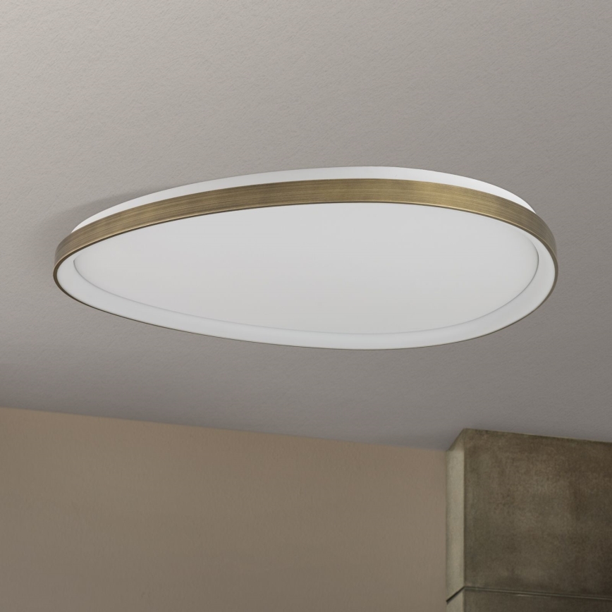 LED Stropní svítidlo CHARLIE LED/72W/230V pr. 80 cm zlatá