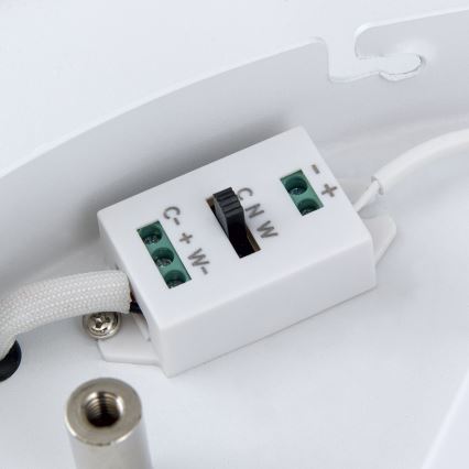 LED Stmívatelné stropní svítidlo MASCA LED/36W/230V 2700/3350/4000K pr. 40 cm bílá