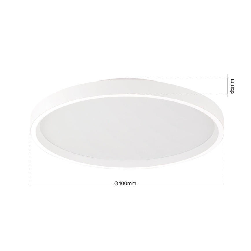 LED Stmívatelné stropní svítidlo MASCA LED/36W/230V 2700/3350/4000K pr. 40 cm bílá