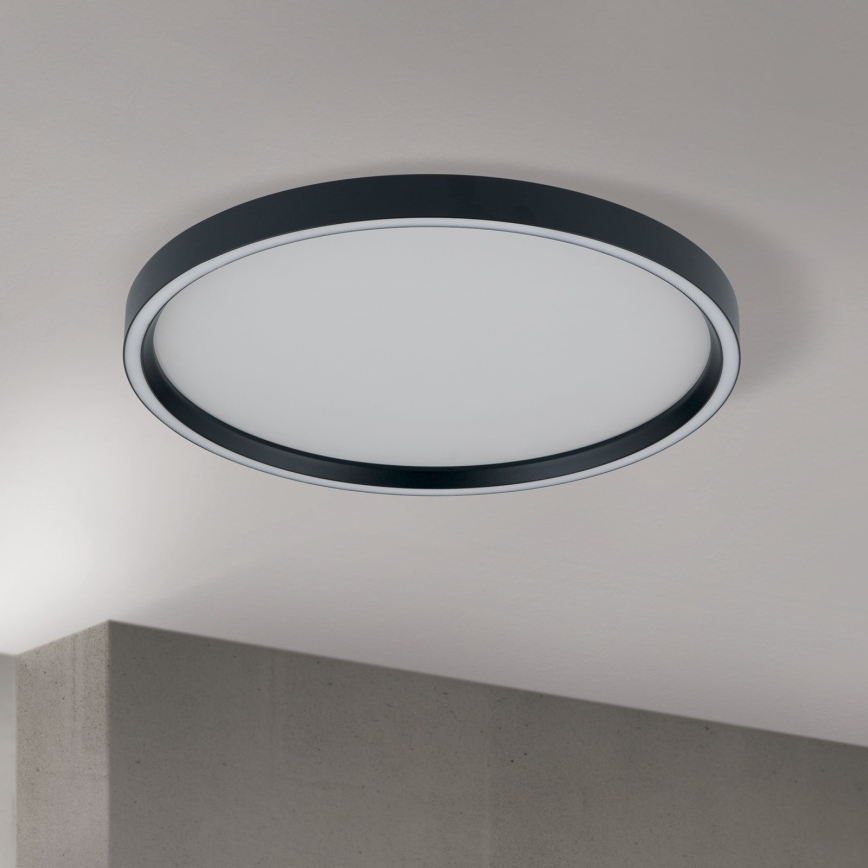 LED Stmívatelné stropní svítidlo MASCA LED/36W/230V 2700/3350/4000K pr. 40 cm černá