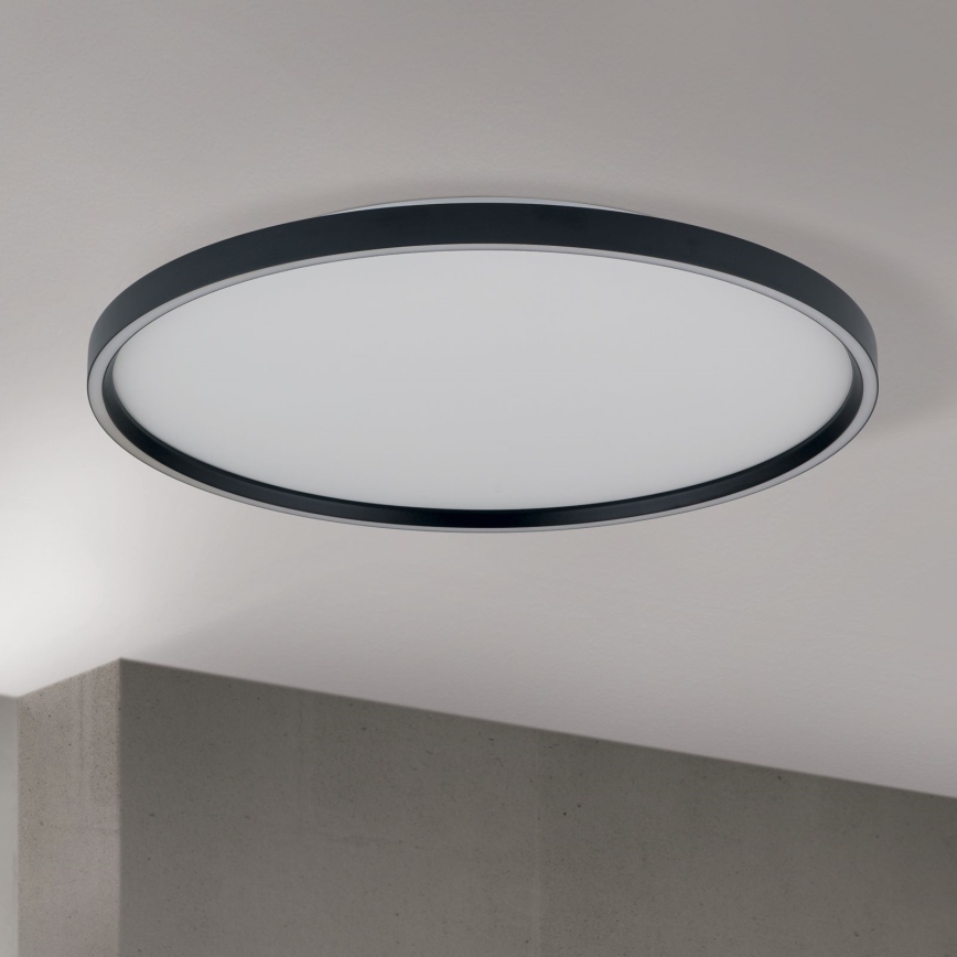 LED Stmívatelné stropní svítidlo MASCA LED/47W/230V 2700/3350/4000K pr. 60 cm černá