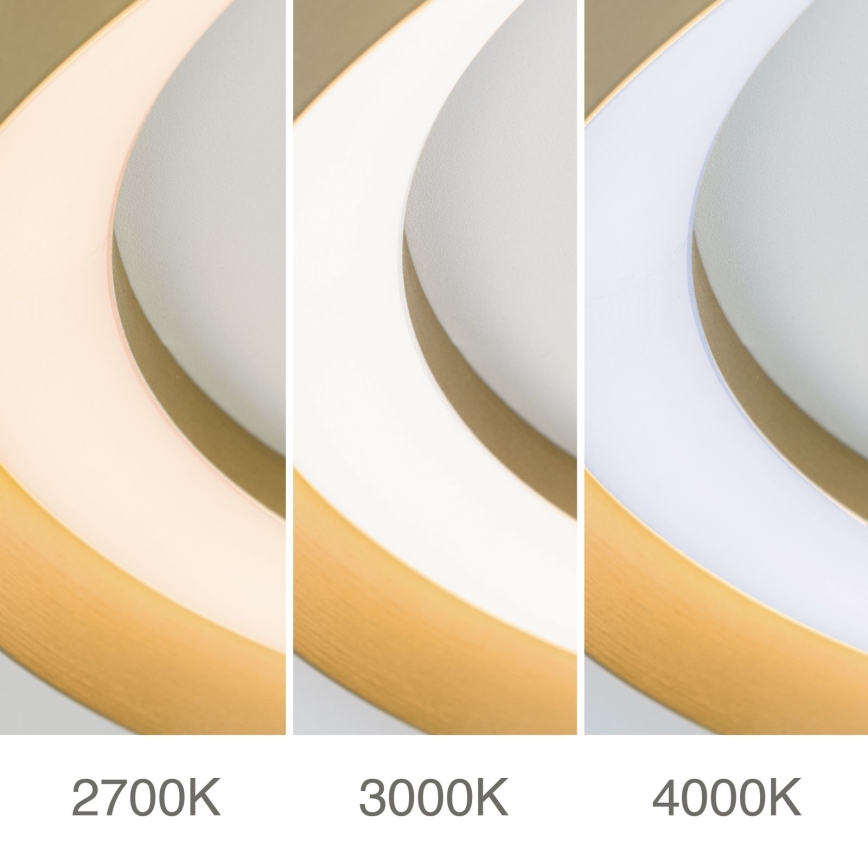 LED Stmívatelné stropní svítidlo MANTA LED/38W/230V 2700/3000/4000K pr. 45 cm zlatá