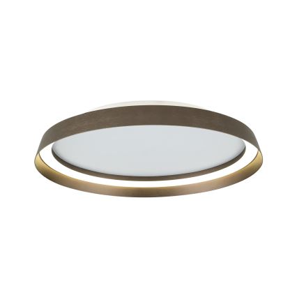 LED Stmívatelné stropní svítidlo MANTA LED/38W/230V 2700/3000/4000K pr. 45 cm hnědá