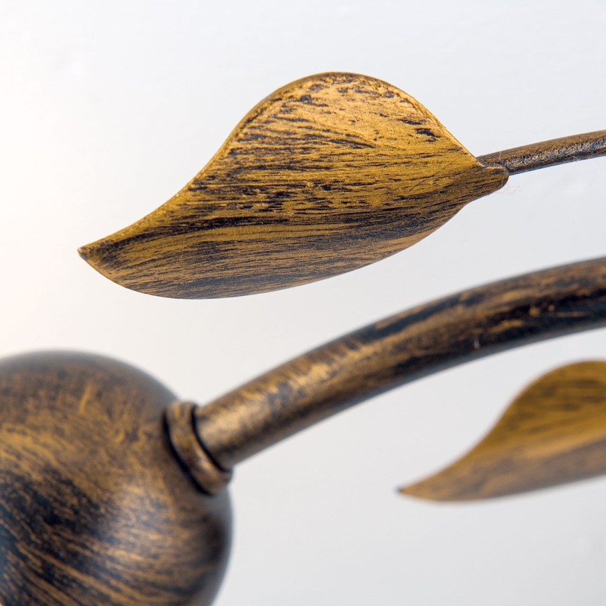 Přisazený lustr SISI 3xE14/40W/230V pr. 60 cm bronz/patina