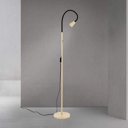Flexibilní stojací lampa DOTTY 1xGU10/10W/230V béžová/černá