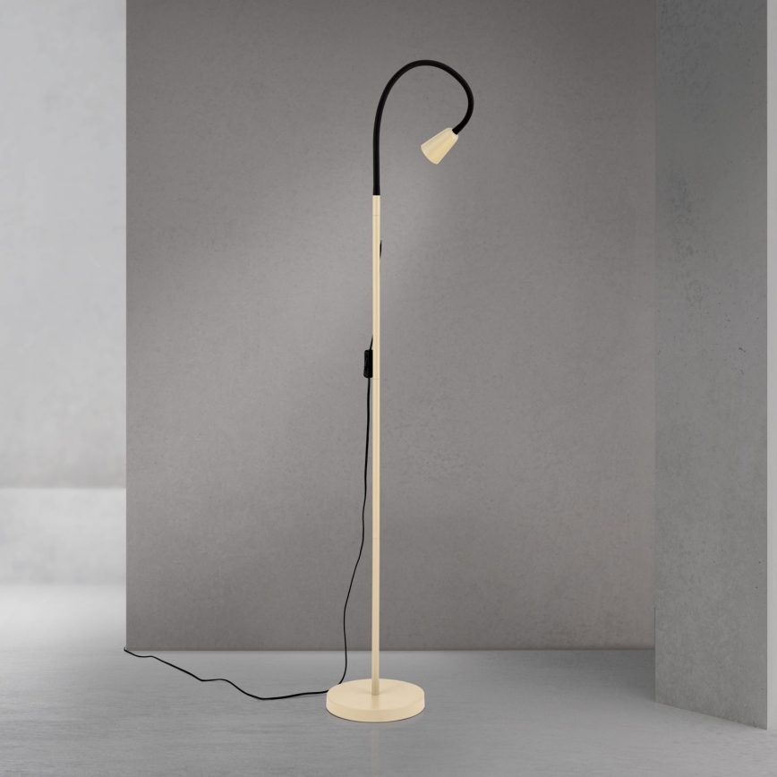 Flexibilní stojací lampa DOTTY 1xGU10/10W/230V béžová/černá
