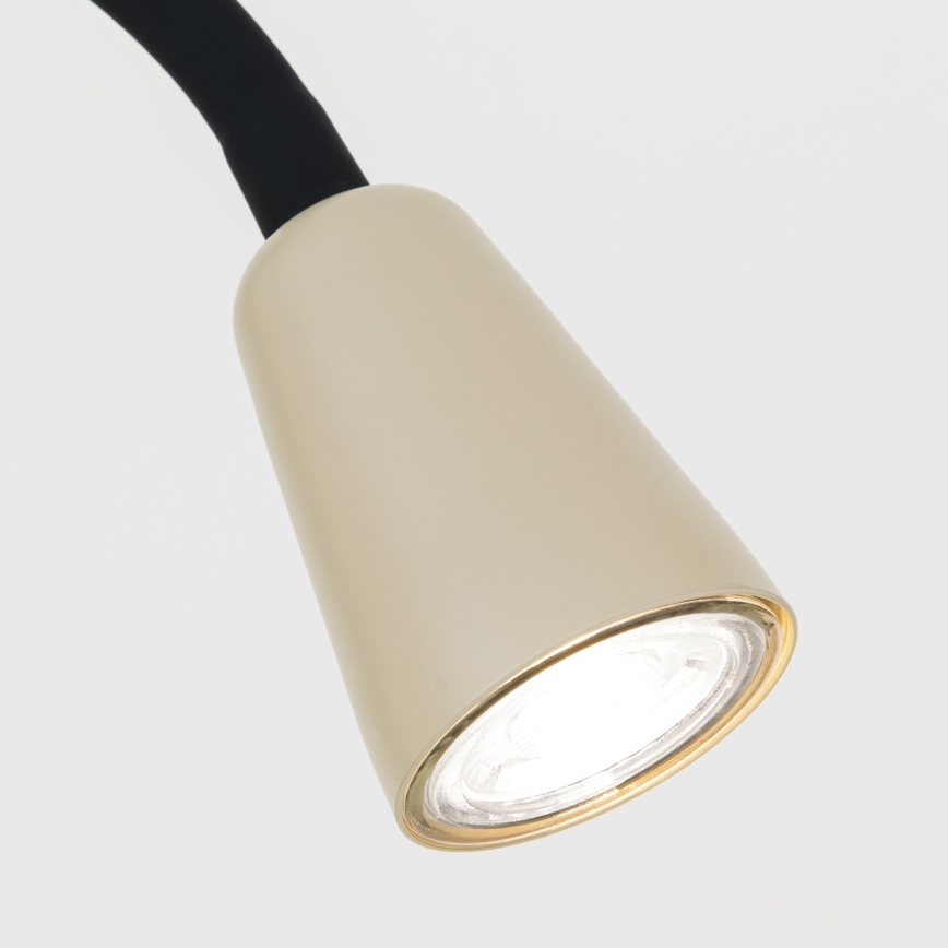 Flexibilní stojací lampa DOTTY 1xGU10/10W/230V béžová/černá