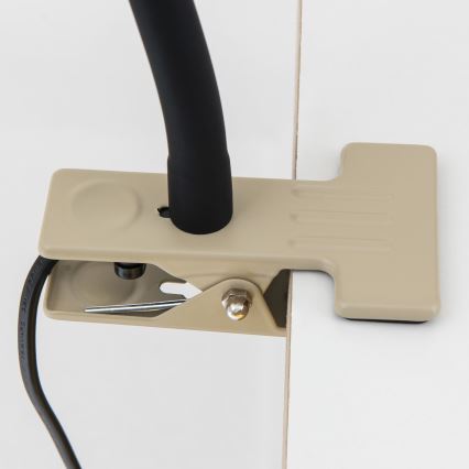 Flexibilní stolní lampa s klipem DOTTY 1xGU10/10W/230V béžová/černá