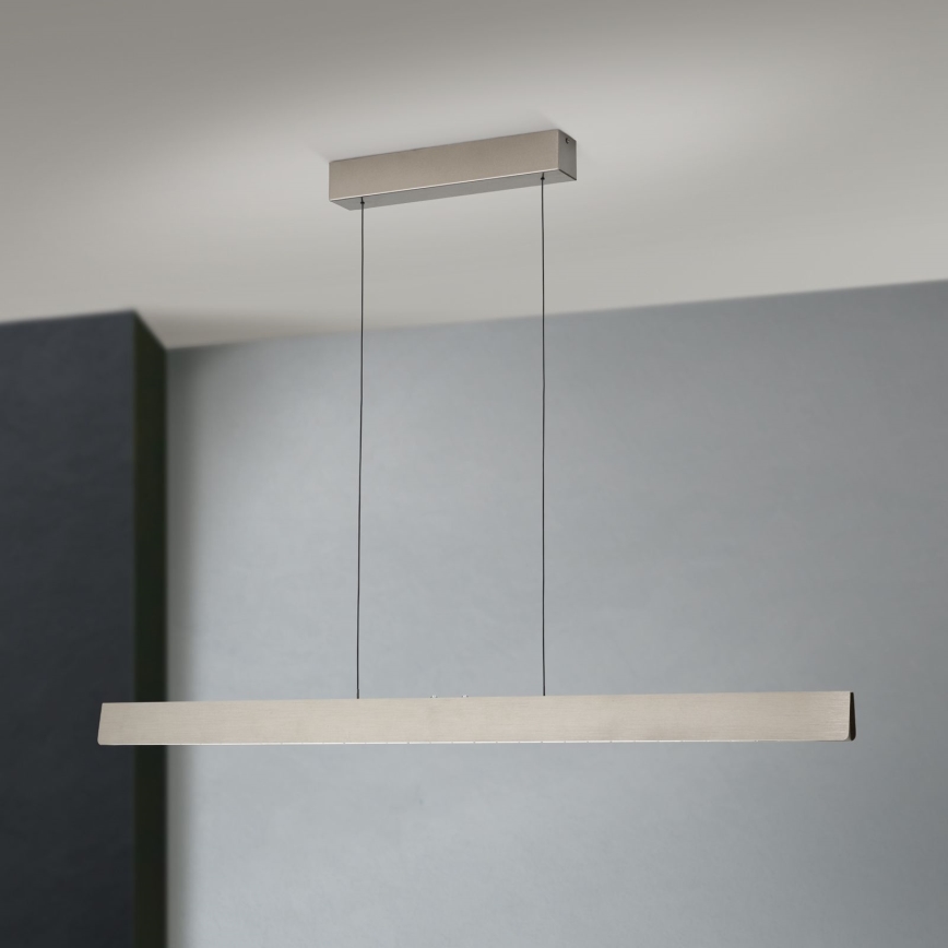 LED Stmívatelný lustr na lanku TARA LED/44W/230V 2700/3800/4500/5700K matný chrom