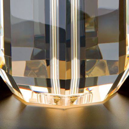 Stolní lampa ALEXIS 1xE27/60W/230V krémová/zlatá/čirá