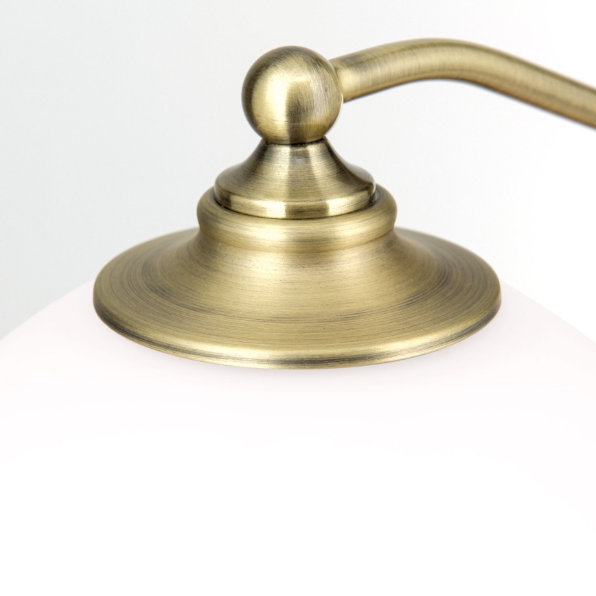 Stolní lampa OLD LAMP 1xE27/40W/230V 65 cm bílá/mosaz