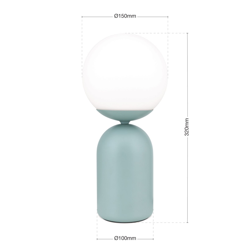 Stolní lampa STANLEY 1xE14/25W/230V keramika/mintová
