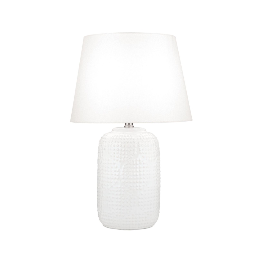 Stolní lampa CORAL 1xE27/40W/230V keramika/bílá